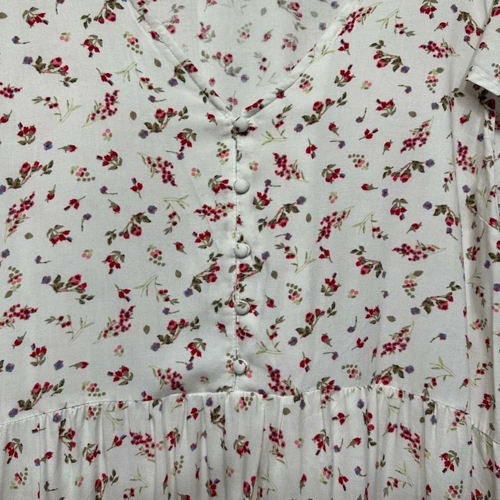 J for Justify Floral Dress 1X Boho Cottagecore Country Western Style Dress - Picture 8 of 16